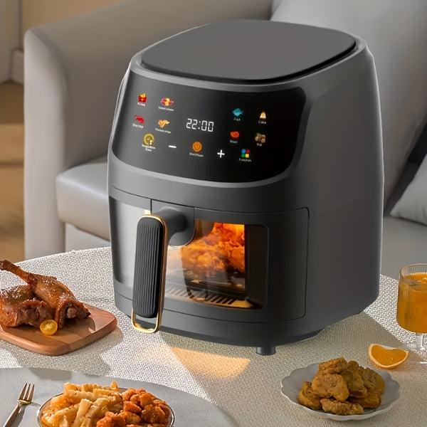 🍗 6L Electric Air Fryer Oven | Smart Touch Control & Multifunctional Cooking