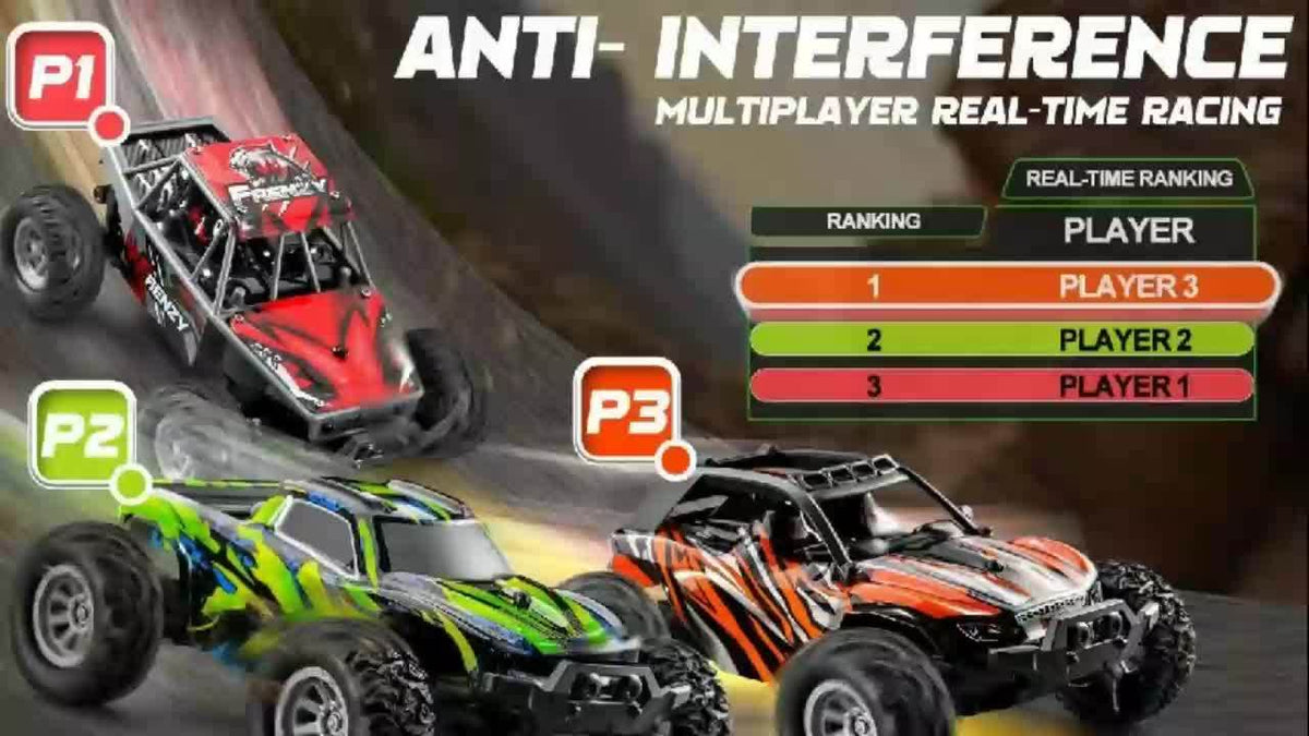 1:32 RC Car – 20km/h High-Speed All-Terrain Off-Road Electric Toy Car