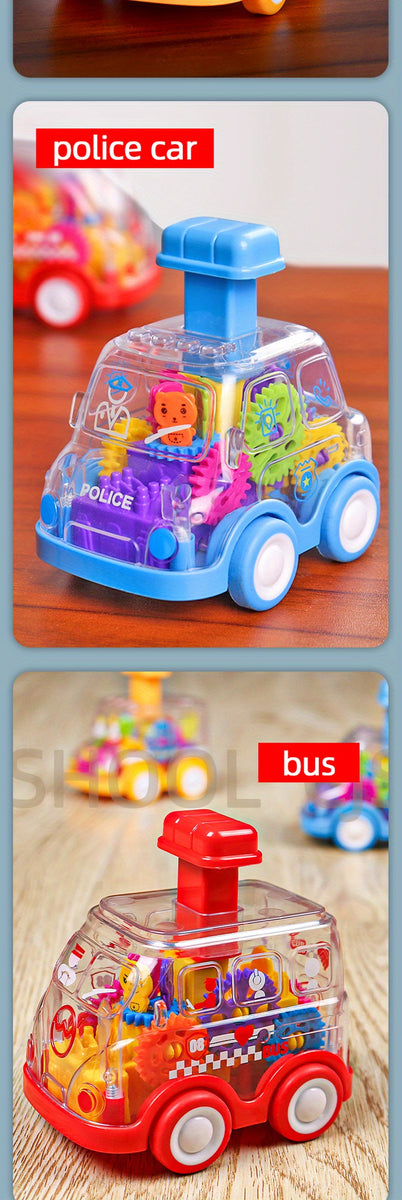 Children Press Car Boy – 3-in-1 Inertia Pull Back Car