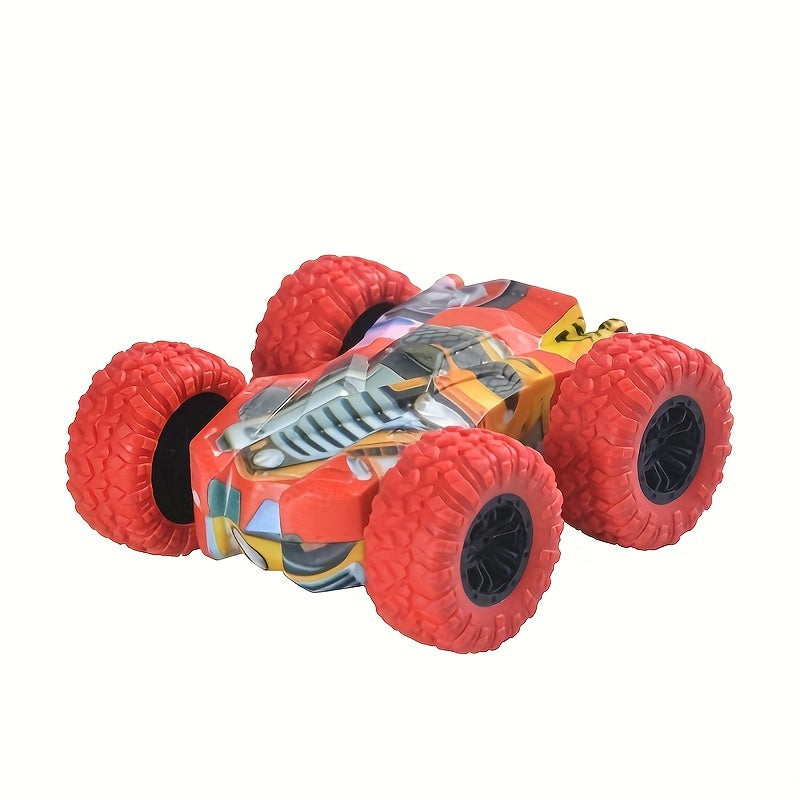 Double-Side Vehicle Inertia Toy Car – Safe & Shatter-Proof Fun for Kids