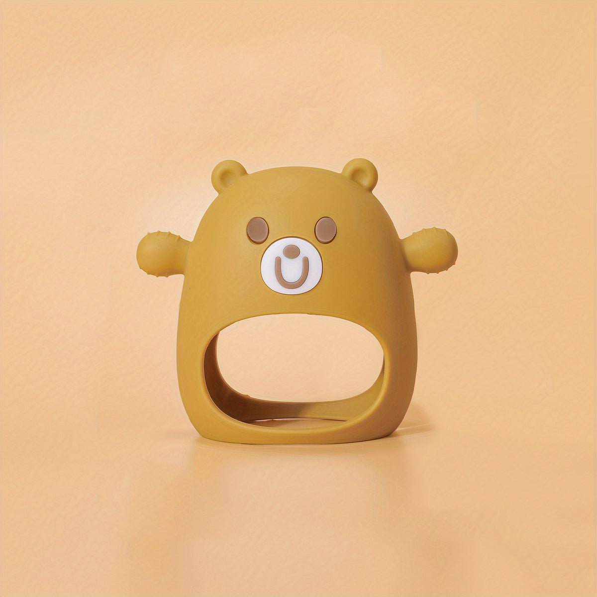 TYRY.HU Soft Silicone Bear Mitten – Teether for Youngsters (6M+)