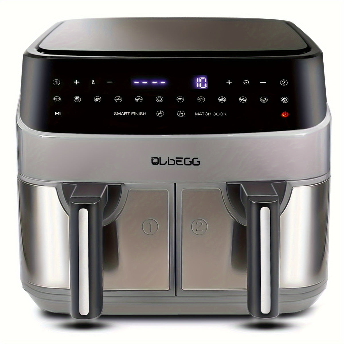 🍟 Upgraded 10-Quart Dual Pot Touch Screen Air Fryer Oven | 14-in-1 Multifunctional Smart Cooker
