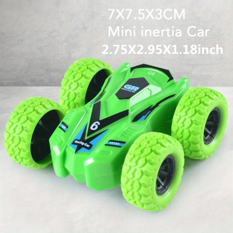 Double-Side Vehicle Inertia Toy Car – Safe & Shatter-Proof Fun for Kids