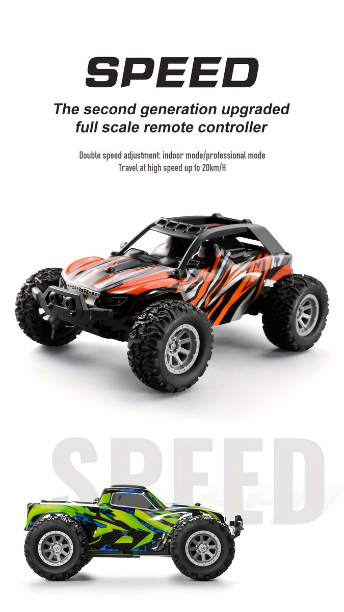 1:32 RC Car – 20km/h High-Speed All-Terrain Off-Road Electric Toy Car