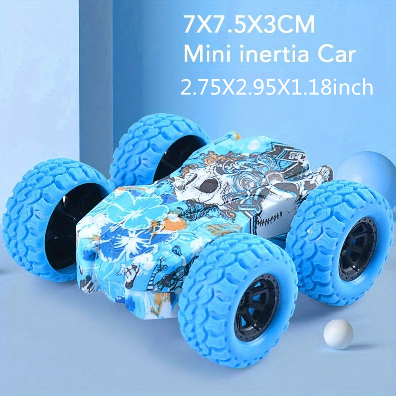 Double-Side Vehicle Inertia Toy Car – Safe & Shatter-Proof Fun for Kids