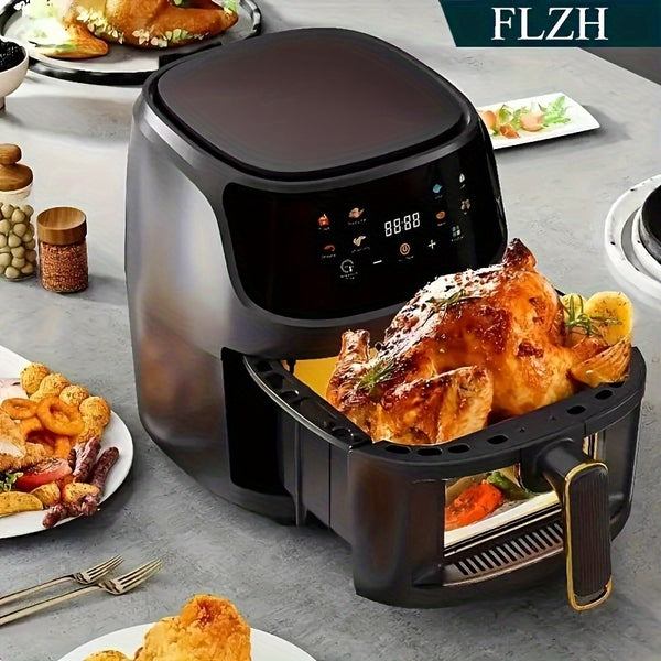 🍗 6L Electric Air Fryer Oven | Smart Touch Control & Multifunctional Cooking