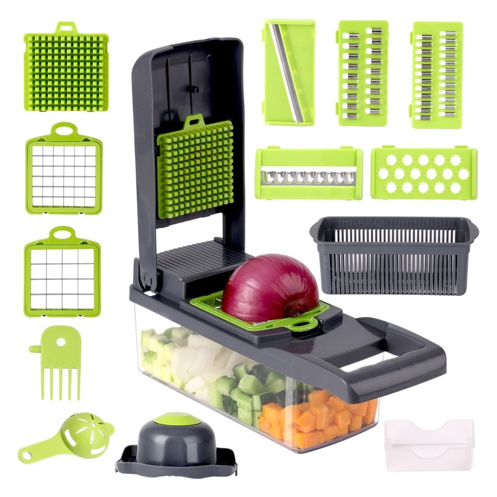 16-in-1 Multifunctional Vegetable Chopper | Time-Saving Food Prep Tool