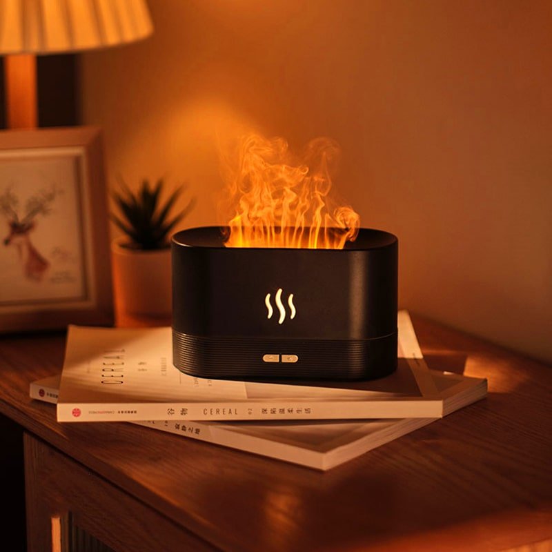 Ultrasonic USB Fire Essential Oil Aroma Diffuser